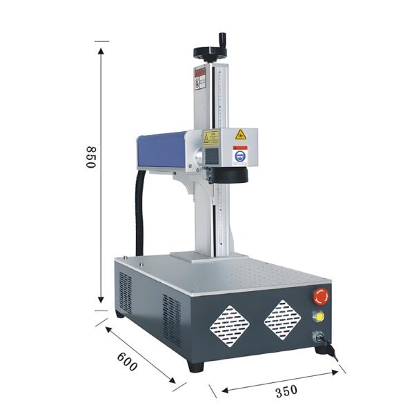 Máy đánh dấu laser UV/CO2/sợi quang kiểu để bàn di động - Thiết kế tách rời linh hoạt 20W/30W/50W - Hình ảnh 2