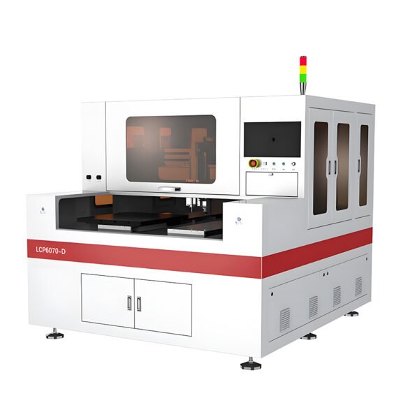 Máy cắt kính chuyên dụng 80W ứng dụng công nghệ laser cho gia công kính chính xác 600x700mm