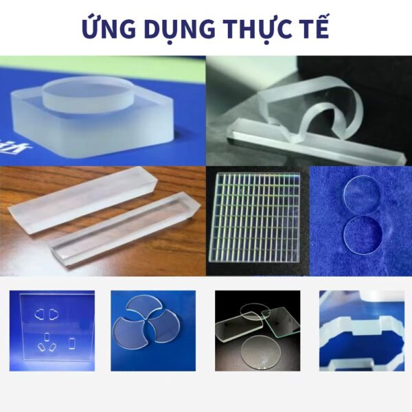 Máy cắt kính chuyên dụng 80W ứng dụng công nghệ laser cho gia công kính chính xác 600x700mm - Hình ảnh 4