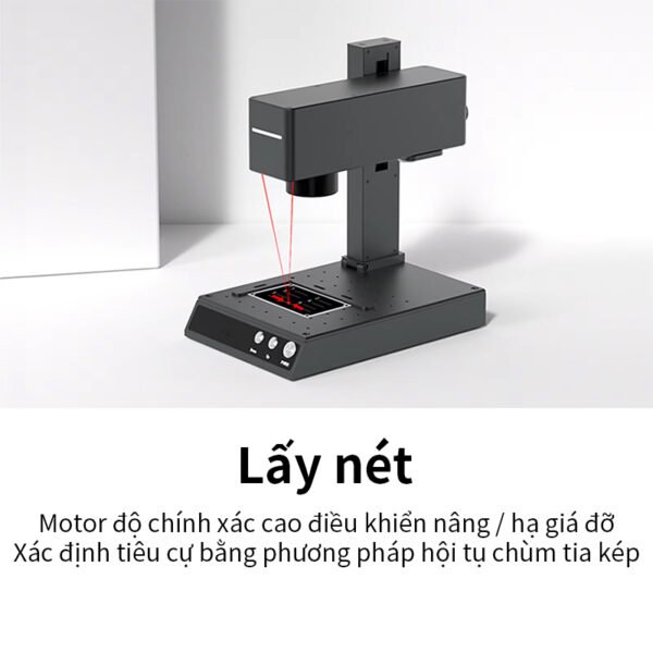 Máy đánh dấu laser Mini fiber để bàn, dùng cho Vàng, bạc, nhôm, đồng, thép, nhựa - Hình ảnh 4