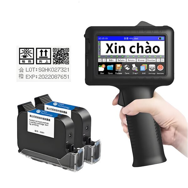 Máy in phun di động thông minh - Độ phân giải cao, vận hành thủ công