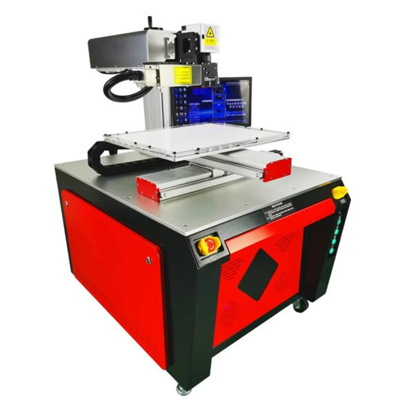 Máy đánh dấu laser UV/CO2/sợi quang, khu vực làm việc lớn 550x650mm, tích hợp bàn di chuyển trục XY - Hình ảnh 2