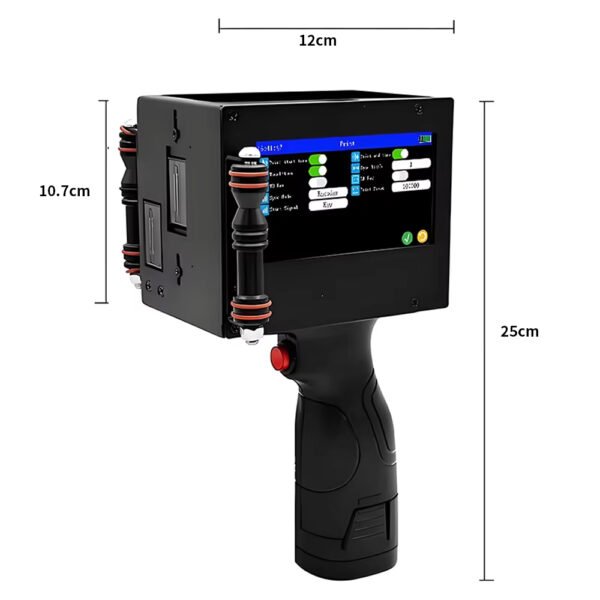 Máy in phun cầm tay 2 đầu phun độ phân giải cao - Hình ảnh 4