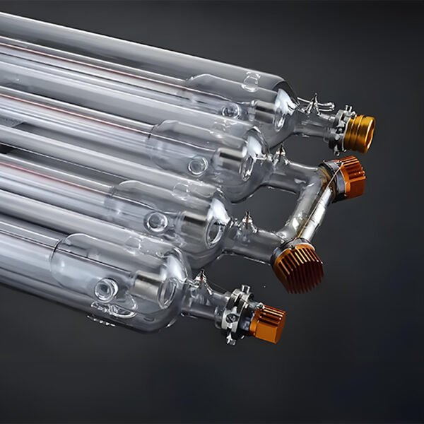 Phụ kiện máy cắt bằng laser. Sử dụng ống laser CO2 công suất 300W, 400W, 600W