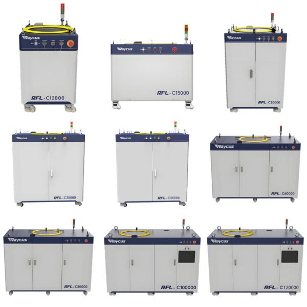 Nguồn laser sợi quang liên tục đa module chính hãng Raycus RFL-C12000 / C15000 / C20000 / C30000 / C40000 / C60000 / C80000 / C100000 / C120000 dành cho máy cắt laser sợi quang