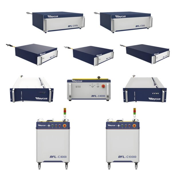 Nguồn laser sợi quang liên tục đa module chính hãng Raycus RFL-C300 / C500 / C1000 / C1500 / C2000 / C3000 / C4000 / C6000 / C8000 / C10000 dành cho máy cắt laser sợi quang