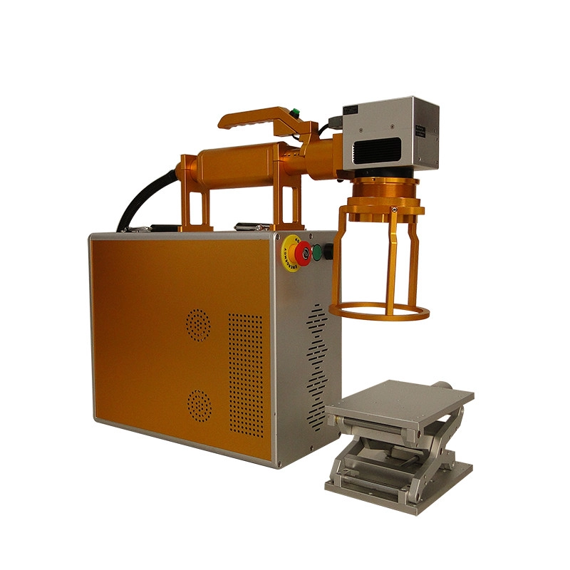 Máy khắc laser sợi quang mini cầm tay Raycus 20W 30W, máy khắc laser thủ công với pin lithium - Hình ảnh 4