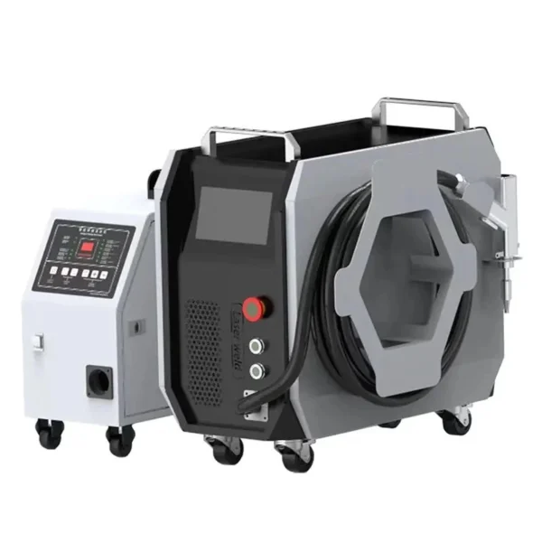 Máy hàn laser cầm tay 4 trong 1 mới – Công suất 700W / 1500W / 2000W, làm mát bằng không khí, sử dụng nguồn laser Raycus, linh kiện lõi Gear chất lượng cao